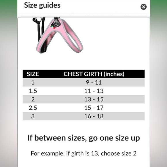 Tre Ponti USA Pet Harness Size 1.5 Pink - Picture 10 of 10